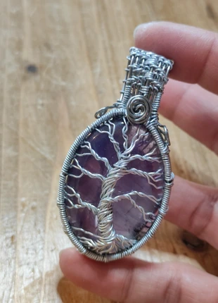 Pendentif améthyste arbre de vie, brand: Le Tiroir Aux Merveilles, condition: New with tags, €64.00, €67.90 includes Buyer Protection