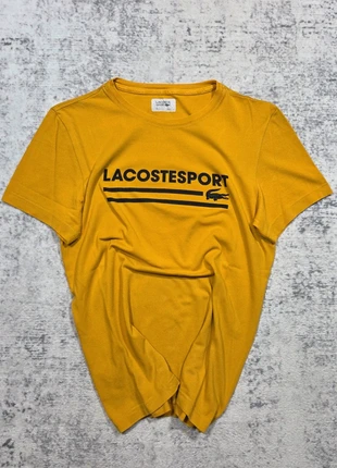 🐊 T-shirt Lacoste Sport Jaune M Vintage Rétro, merk: Lacoste, staat: Heel goed, maat: M, € 29,99, € 32,19 inclusief Kopersbescherming Pro