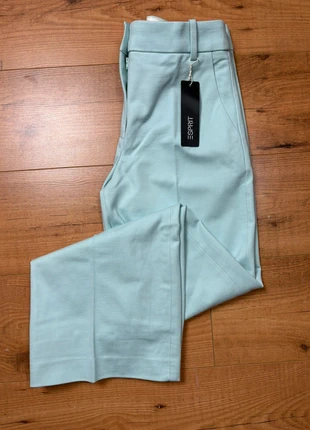Pantalon femme vert bleu jambe large ample neuf Esprit - Taille M / 38, marque: Esprit, état: Neuf avec étiquette, taille: M / 38 / 10, 14,00 €, 15,40 € Protection acheteurs (Pro) incluse