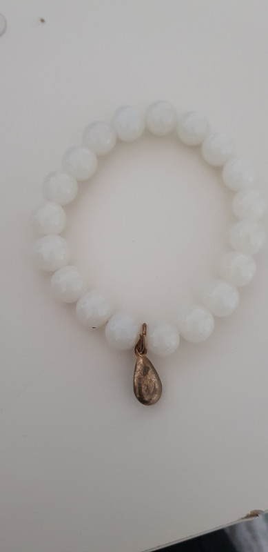 Bijoux ancien perle blanche