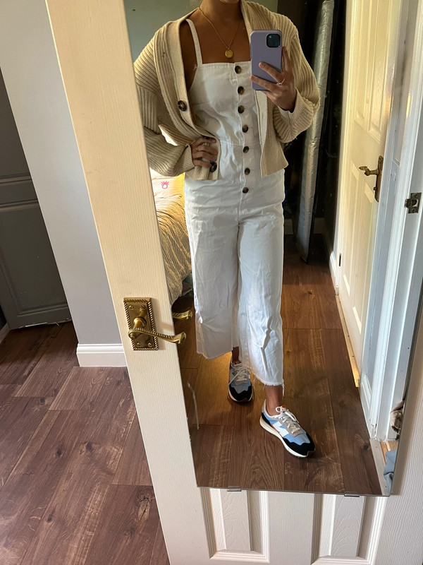 White clearance topshop jumpsuit