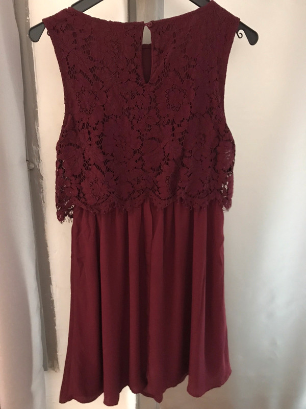 Mango 2024 robe bordeaux