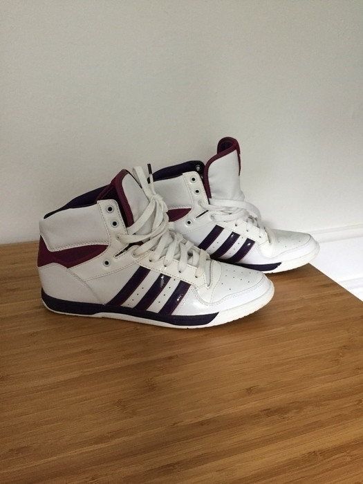 Baskets Adidas - blanc / violet 1