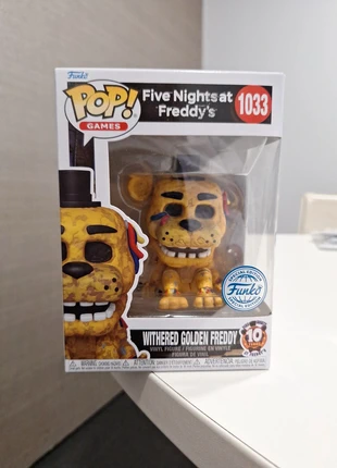 Withered Golden Freddy 1033, marca: Funko Pop, estado: Muito bom, tamanho: Recém-nascidos, 44 cm, €18.20, €19.81 inclui Proteção do Comprador