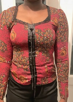 Office siren evening blouse, brand: Unbranded, condition: Very good, size: M / 10, £10.00, £11.20 includes Buyer Protection