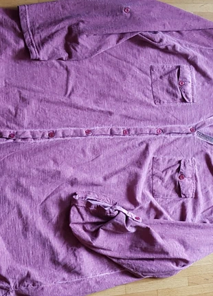 Altrosafarbiges Blusenshirt, merk: Mia moda, staat: Heel goed, maat: 6XL / 52 / 24, € 9,00, € 10,15 inclusief Kopersbescherming