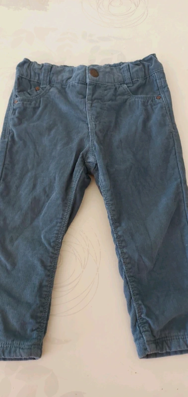 Pantalon velours taille ajustable