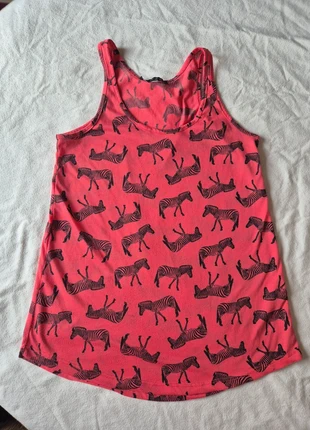 Salmon colour zebra pattern top sz 6, brand: Zebra, condition: Very good, size: M / 10, £2.00, £2.80 includes Buyer Protection