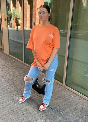 Oranje oversized t-shirt / jurk, marque: Femme Fatale, état: Très bon état, taille: Taille unique, 5,99 €, 6,99 € Protection acheteurs incluse