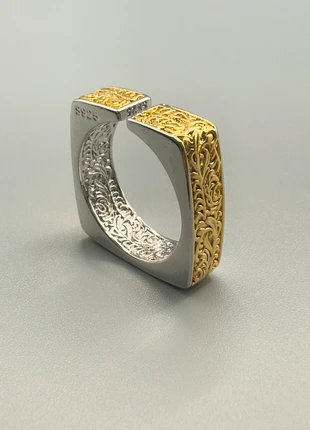 Bague carré chinoise argent 925, marque: Argent, état: Très bon état, taille: Ajustable, 12,90 €, 14,25 € Protection acheteurs (Pro) incluse