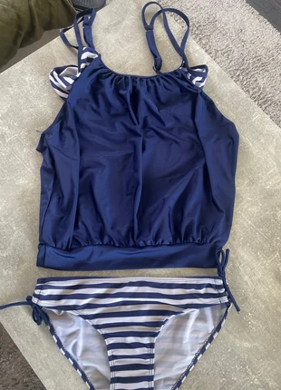 Maillot de bain tankini taille L bleu et blanc, brand: je ne sais pas, condition: New without tags, size: L / 40 / 12, €5.00, €5.95 includes Buyer Protection