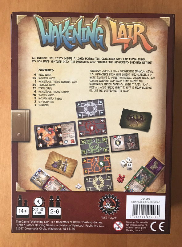 Wakening Lair - Gioco da tavolo - Board game - Rather Dashing Games - 2018 2