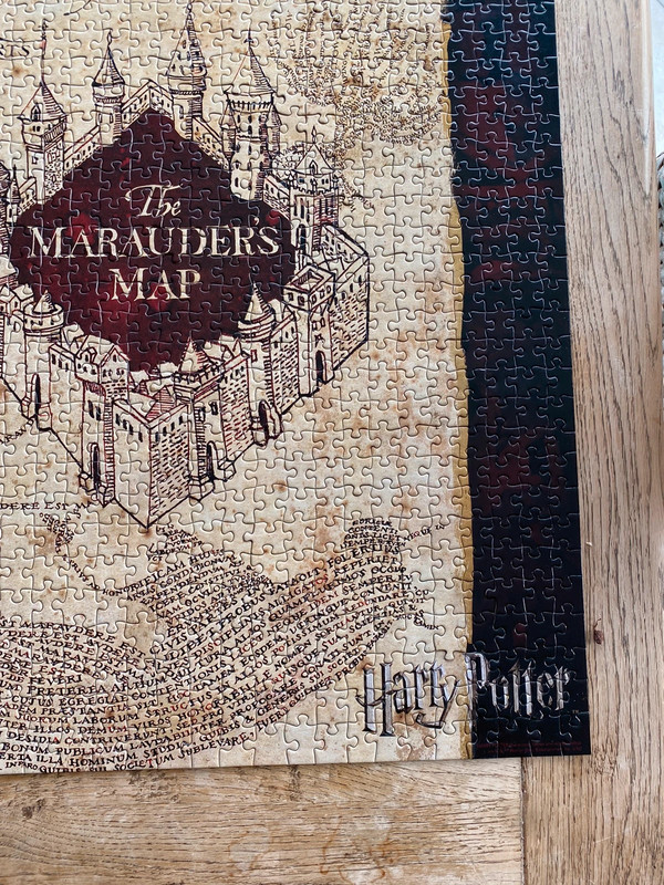 Puzzle Harry Potter Carte du Maraudeur 1000 Pièces