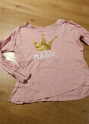 T shirt lange mouwen ster glitter, état: Très bon état, taille: 4 ans / 104 cm, 3,00 €, 3,85 € Protection acheteurs incluse