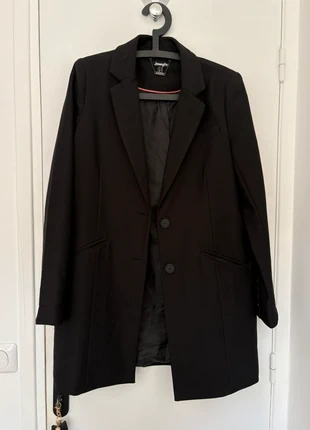 Vaste blazer longue noire, marke: Jennyfer, zustand: Sehr gut, größe: M / 38 / 10, 5,00 €, 5,95 € inklusive Vinted-Käuferschutz