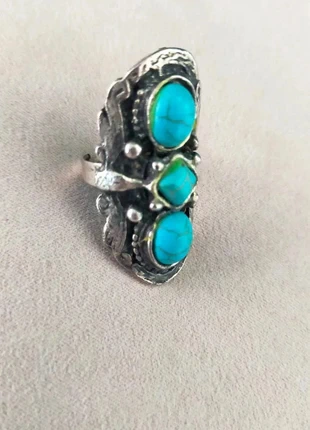 Bague – Perles bleue - Collection Brume Bleue, marque: Fait Main, état: Très bon état, taille: Ajustable, 16,00 €, 17,50 € Protection acheteurs (Pro) incluse