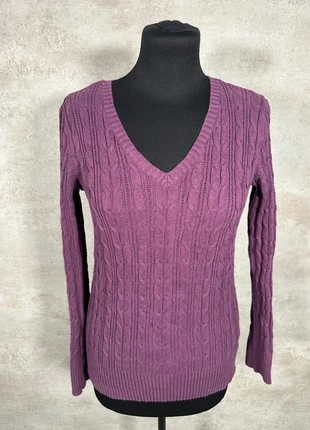 Pull Maille Torsadée Cable Knit Vintage St John's Bay lavande epais taille S, brand: Vintage Dressing, condition: Very good, size: S / 36 / 8, €15.00, €16.45 includes Buyer Protection Pro