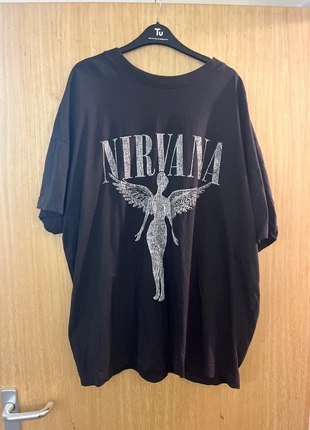 Stunning H&M Oversized Dark Grey Nirvana Tshirt Size XXL, brand: H&M, condition: Very good, size: XXL / UK 24-26, £5.99, £6.99 includes Buyer Protection