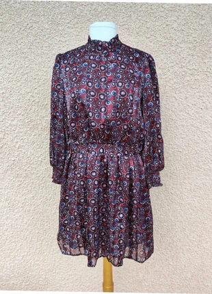 Robe manches longues imprimée neuve "Kiabi" taille 36, marca: Kiabi, estado: Muy bueno, tamaño: S / 36 / 8, 13,90 €, 15,30 € Protección al comprador Pro incluida