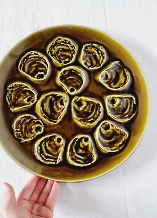 Plato para 12 Ostras en Cerámica francesa Gran Calidad, brand: vintage table, condition: New without tags, €25.00, €26.95 includes Buyer Protection