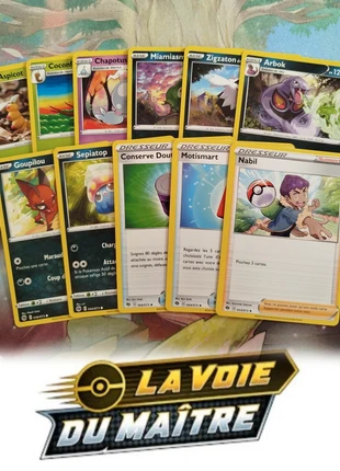 Lot de 11 Cartes Pokémon La Voie du Maître, marque: Pokémon, état: Très bon état, 1,10 €, 1,86 € Protection acheteurs incluse