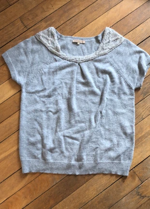 Pull manches courtes Sandro, marque: Sandro, état: Très bon état, taille: M / 38 / 10, 6,00 €, 7,00 € Protection acheteurs incluse