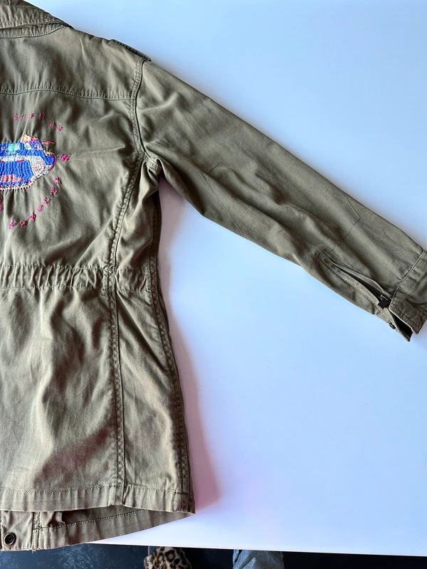 Veste kaki brodé scotch and soda - photo numéro 11