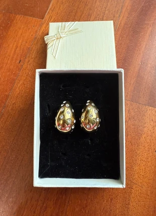 Orecchini a goccia oro/gold con zirconi, marca: Stainless steel, estado: Nuevo sin etiquetas, 10,00 €, 11,20 € Protección al comprador incluida