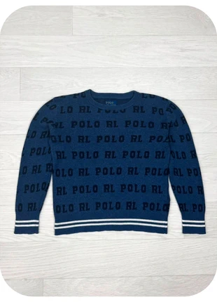 Pull col rond léger en coton Ralph Lauren bleu – Taille 5 ans, brand: Ralph Lauren, condition: Very good, size: 5 years / 110 cm, €25.00, €26.95 includes Buyer Protection Pro