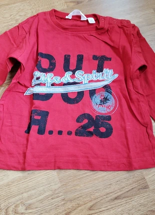 T-shirt manches longues, brand: Kid Kanai, condizioni: Buone, taglia: 12-18 mesi / 80 cm, €1.00, €1.75 include la Protezione acquisti