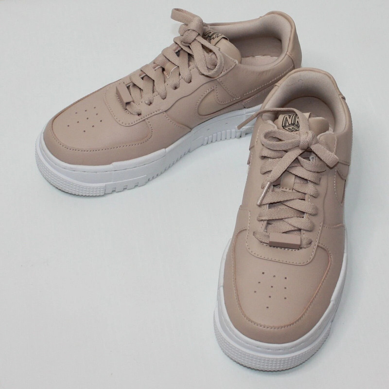 Nike Air Force 1 Pixel Women's Shoes Sneakers in Particle Beige Color size 6.5 2