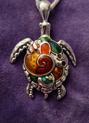 Turtle neck pendant and chain, condition: New without tags, £4.00, £4.90 includes Buyer Protection