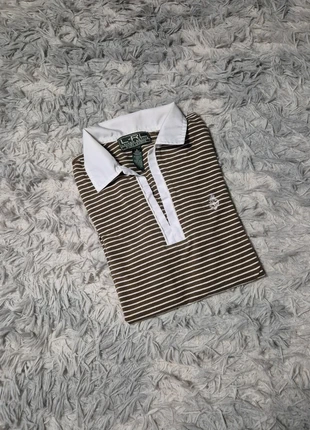 Polo femme à rayures vintage Ralph Lauren Kaki Blanc Taille S, marke: Ralph Lauren, zustand: Sehr gut, größe: S / 36 / 8, 17,00 €, 18,55 € inklusive Vinted-Käuferschutz