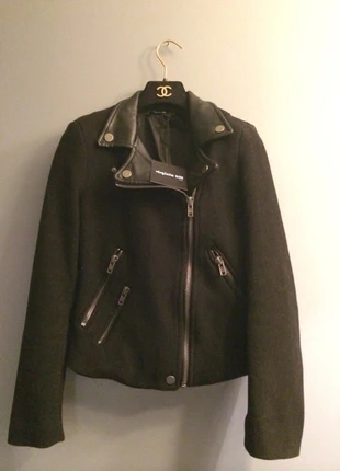 Perfecto noir et cuir, marca: Virginia Hill, estado: Nuevo con etiquetas, tamaño: M / 38 / 10, 45,00 €, 47,95 € Protección al comprador incluida