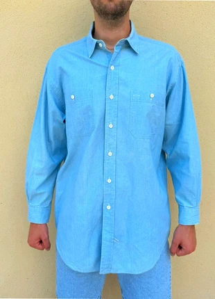 Chemise Ralph Lauren bleu ciel 100% coton, marque: Ralph Lauren, état: Très bon état, taille: XXL, 13,50 €, 14,88 € Protection acheteurs (Pro) incluse