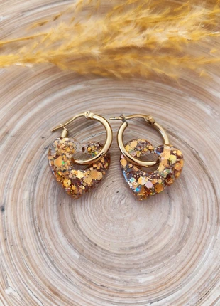 Boucles d'oreilles résine, marke: Fait Main, zustand: Neu, mit Etikett, 5,00 €, 5,95 € inklusive Vinted-Käuferschutz