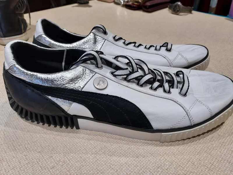 Puma Mihara Yasuhiro special designer sneaks in white & silver in a UK 11