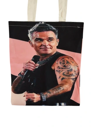 Tote bag sac cabas Robbie Williams, marke: robbie williams, zustand: Neu, mit Etikett, 14,99 €, 16,44 € beinhaltet Vinted-Käuferschutz Pro