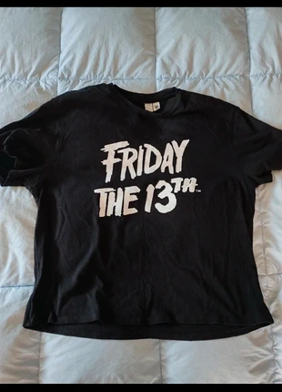T-shirt unisex Warner Bros “Friday the 13th” 100% Cotton, rare collection, marque: Warner Bros., état: Très bon état, taille: L / 40 / 12, 12,00 €, 13,30 € Protection acheteurs incluse