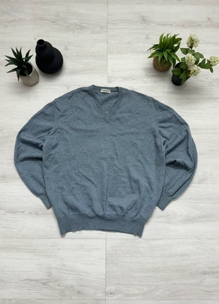 Gran Sasso 100% Wool – Maglioncino Made in Italy Knit Classic Grey Slim Fit 🐑, marke: Gran Sasso, zustand: Sehr gut, größe: L, 21,00 €, 22,75 € inklusive Vinted-Käuferschutz