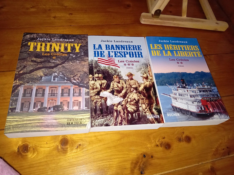 Lot 3 livres 📚 romans historiques Jackie Landreaux Les Créoles tomes 1 à 3 1
