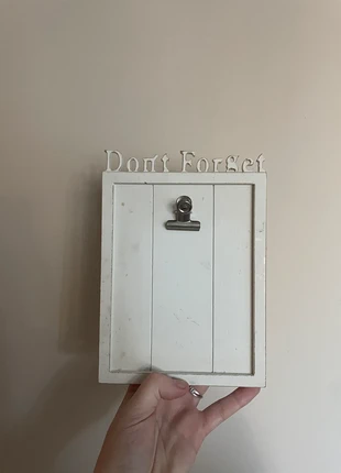 Boodschappen lijstje don’t forget fotolijst, brand: H&M, condizioni: Discrete, €1.00, €1.75 include la Protezione acquisti