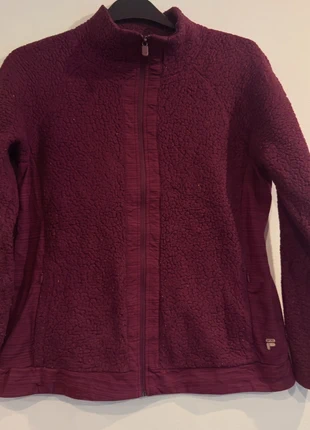 Fila Burgundy Faux Fur Zip Jacket Large, brand: FILA, condition: Very good, size: L / UK 16-18, £2.00, £2.80 includes Buyer Protection