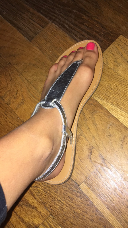 Sandale argenté 1