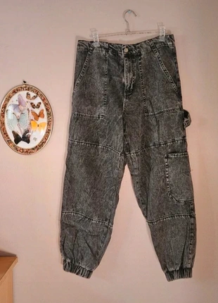 Pantalon cargo gris à poches Jennyfer, brand: Jennyfer, condition: New without tags, size: L / 40 / 12, €10.00, €11.20 includes Buyer Protection