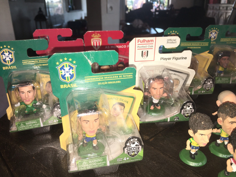 Lot figurines de collection joueurs de Foot