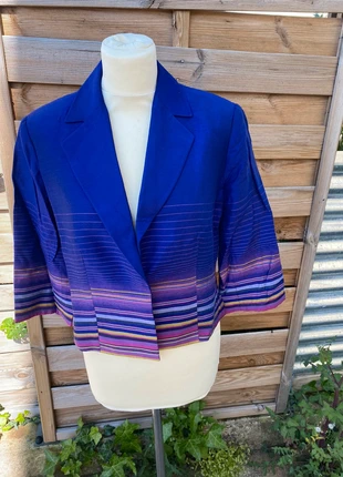 Veste blazer violette esprit indien à épaulettes Alain manoukian 42 femme tbe, brand: Alain Manoukian, condition: Very good, size: XL / 42 / 14, €4.00, €4.90 includes Buyer Protection