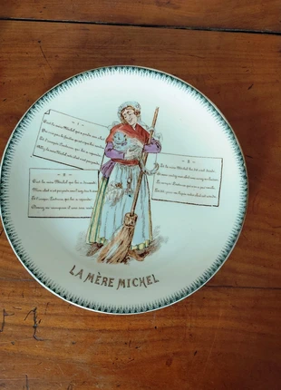 Assiette chanson Choisy le roi HB & Cie - La Mère Michel, marque: Choisy le Roi, état: Très bon état, 24,00 €, 25,90 € Protection acheteurs incluse