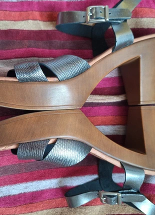 Oh my sandals Zilver grijze leren sandalen 39=38, marca: Oh My Sandals, estado: Muy bueno, tamaño: 38, 10,00 €, 11,20 € Protección al comprador incluida