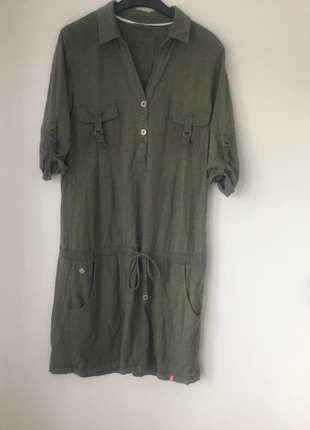 Khakifarbenes Casualkleid von Esprit, marque: Esprit, état: Très bon état, taille: S / 36 / 8, 3,00 €, 3,85 € Protection acheteurs incluse